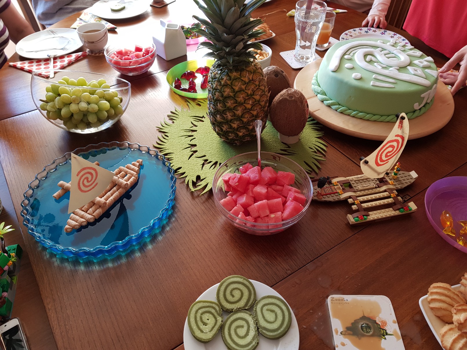 moana vaiana birthday party food ideas