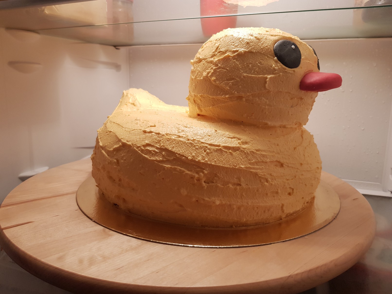 duckie birthday cake fridge profile