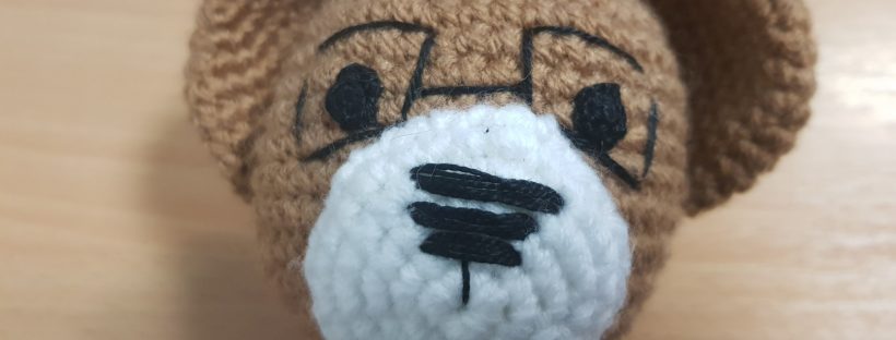 amigurumi crochet bear head