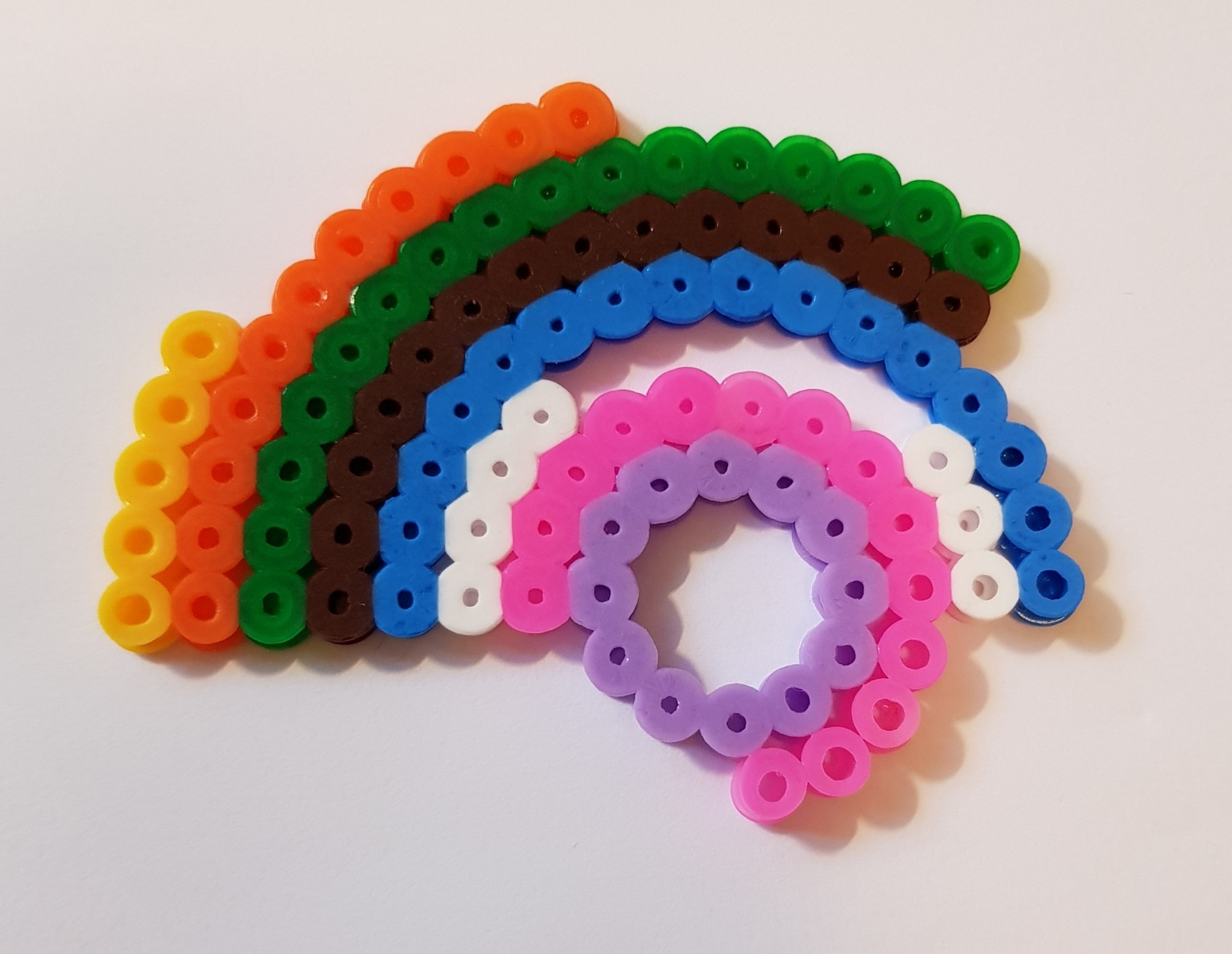 hama beads rainbow avantgarde