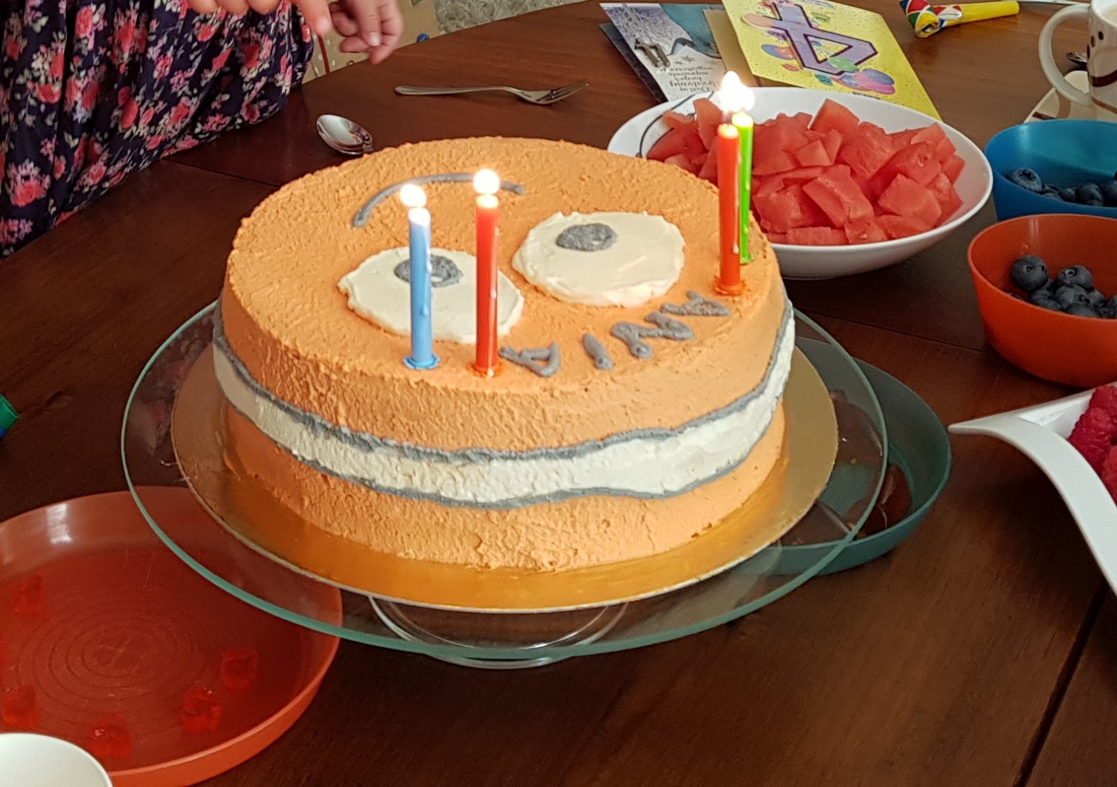 nemo birthday cake candles
