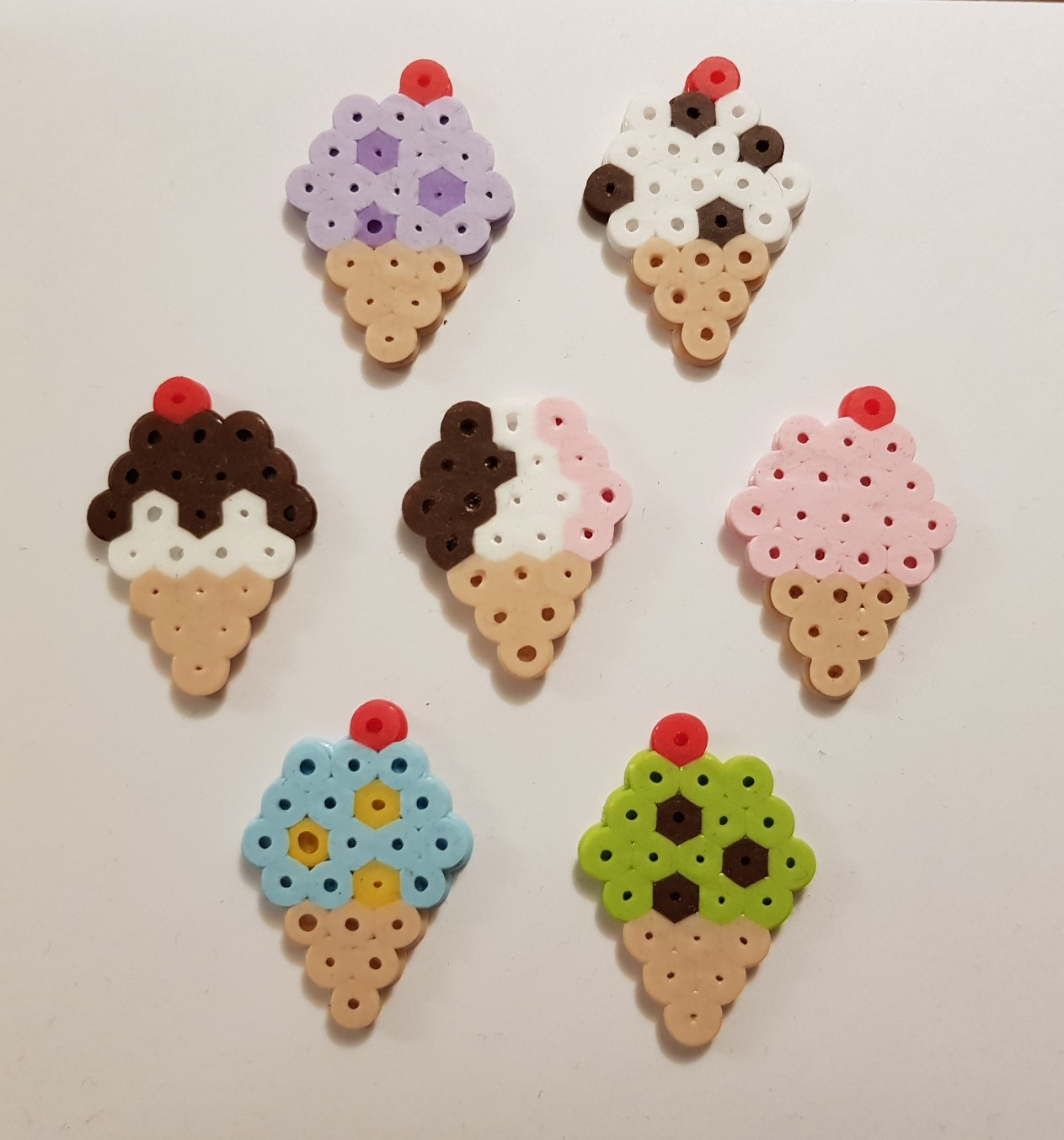 hama beads sweet ice cream