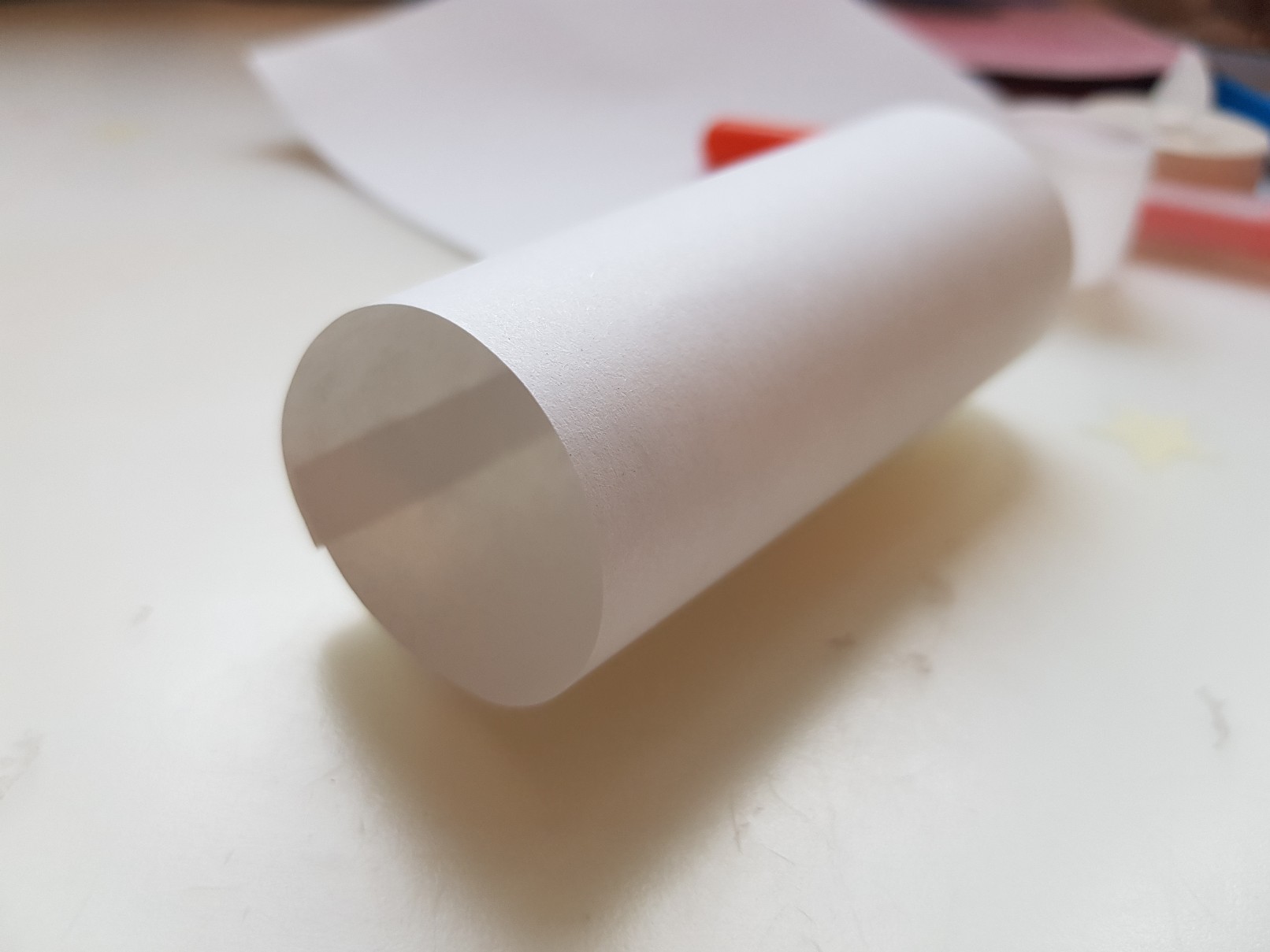 snowman paper luminary paper roll