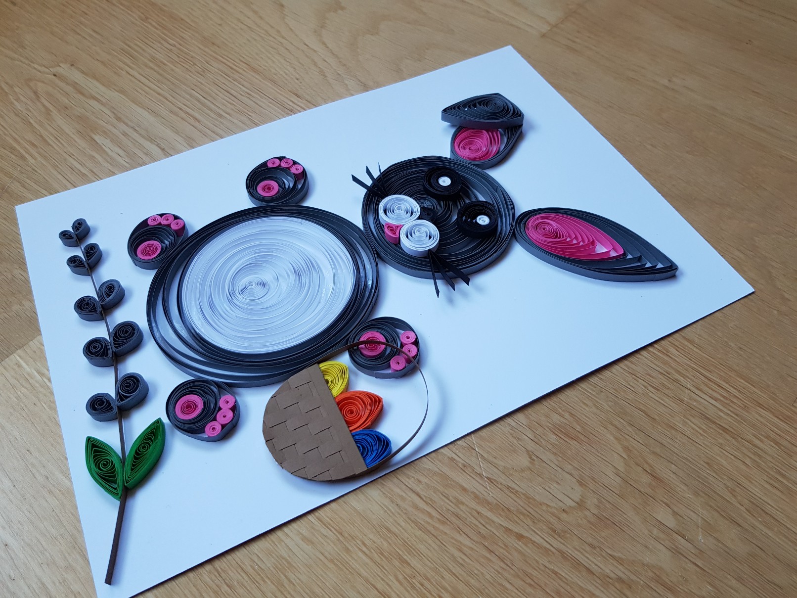 quilled easter bunny featured