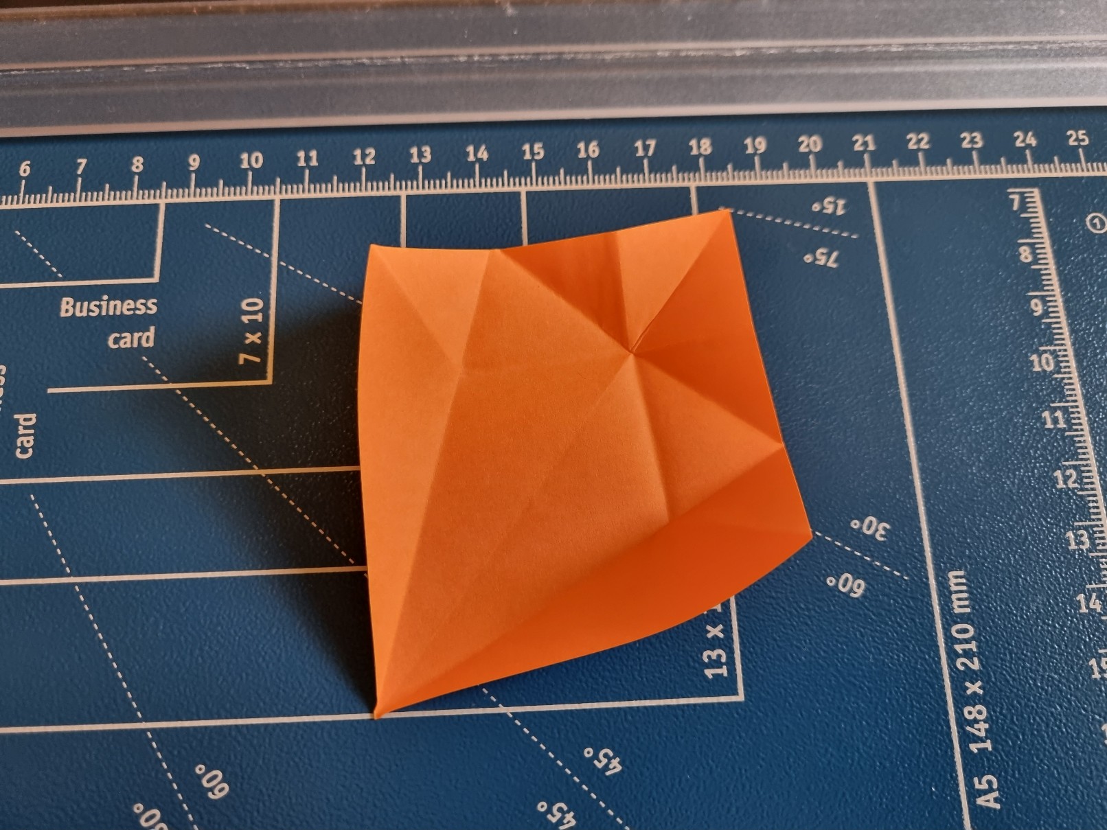 autumn leaf almost origami module step 10