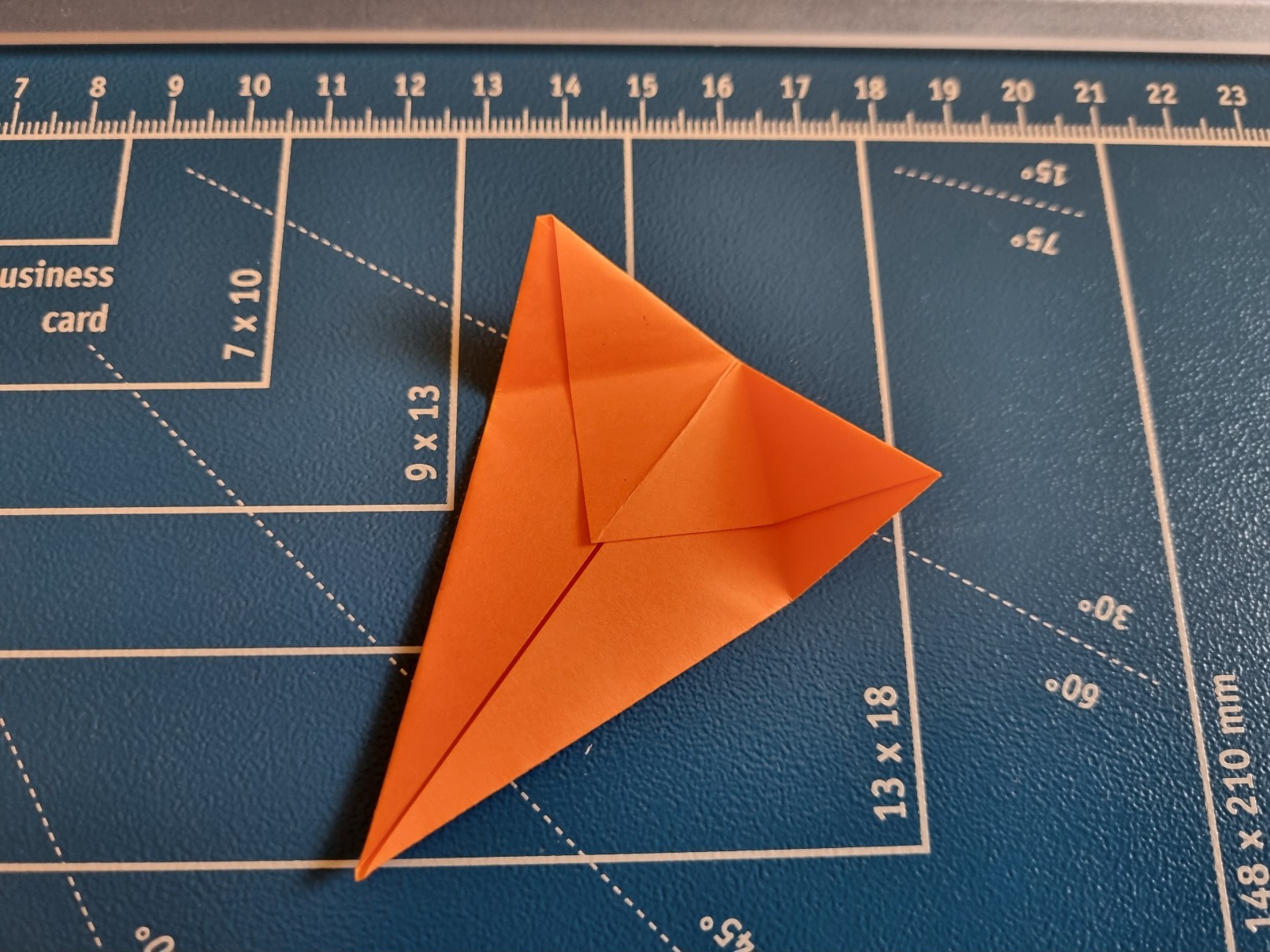autumn leaf almost origami module step 9