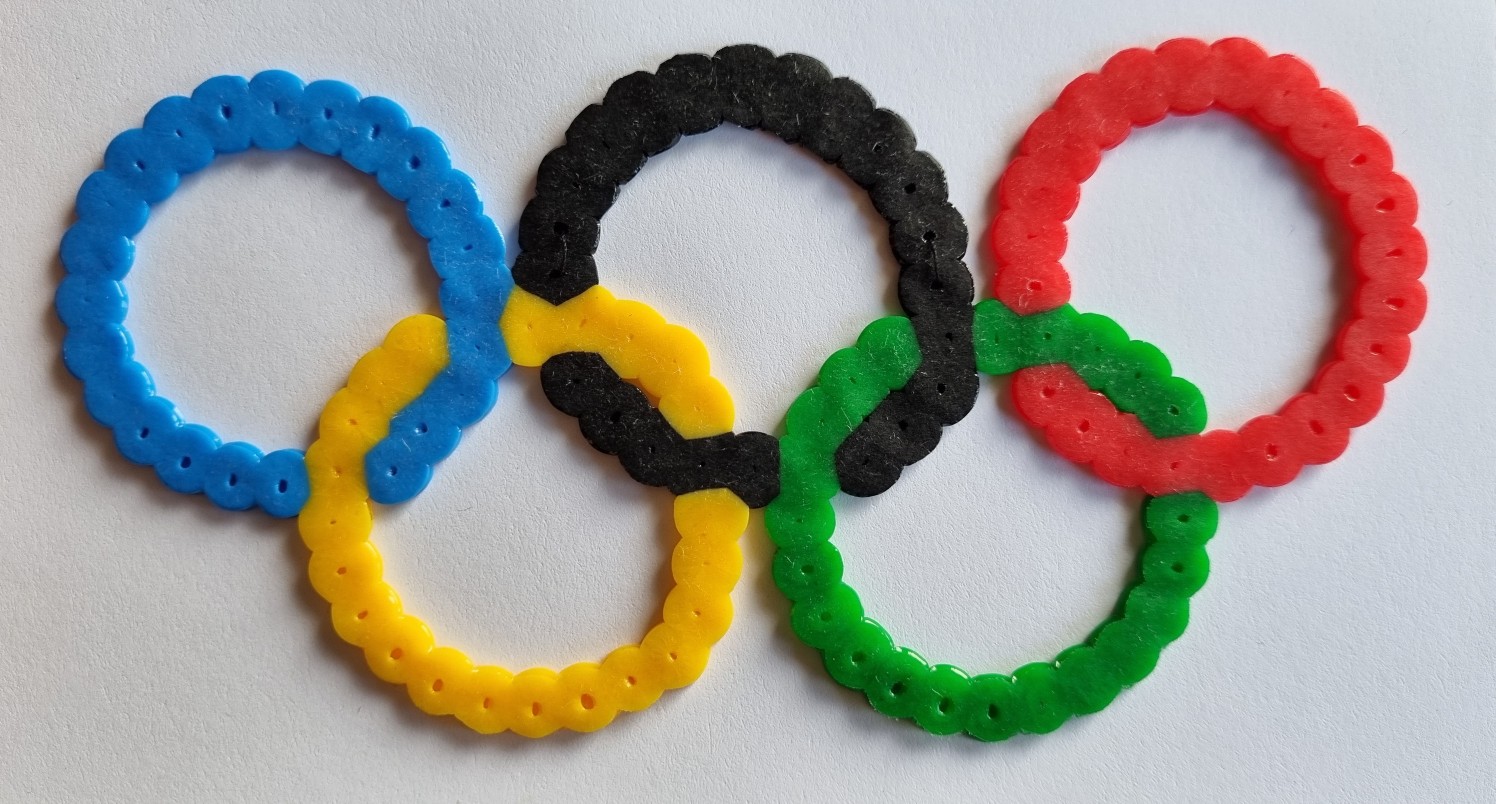 olympic rings hama beads final