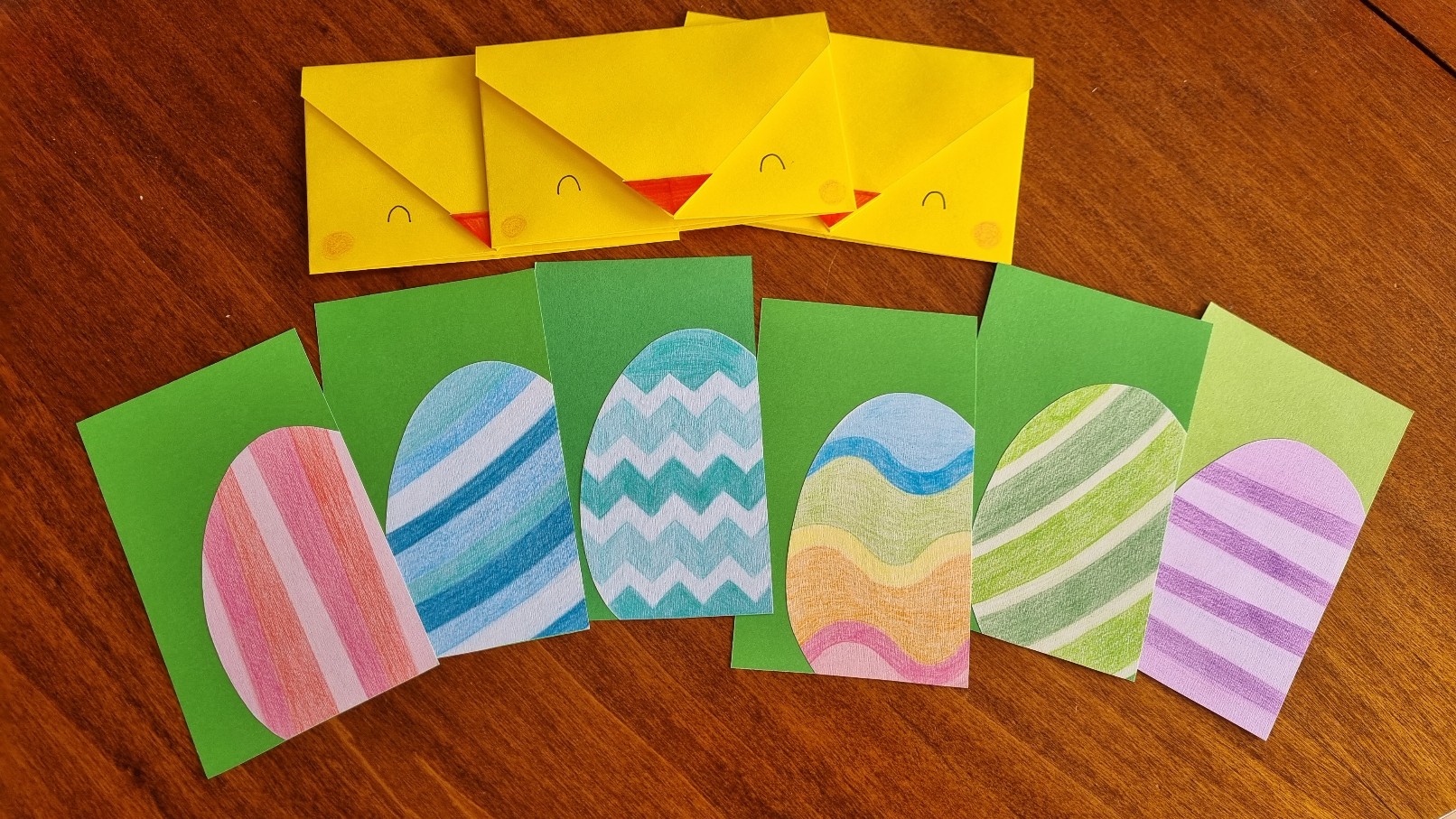 chick envelope easter with cards